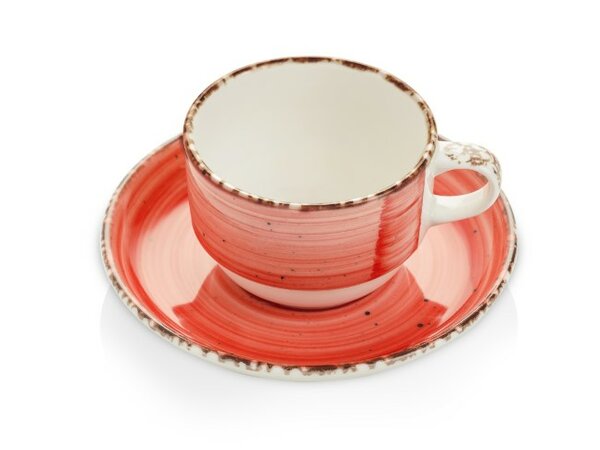 Gural Rot Tasse 17cl + Untertasse